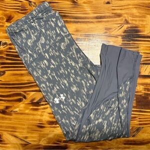 Under Armour Blue and White Compression Leggings